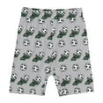 thumbnail image 4 of XUELUO Toddler Boys Casual Outfit Sets Summer Dinosaur Print Crew Neck Short Sleeve T Shirt Tops And Shorts 2 Piece Sportwear,Gray,3-4 Years, 4 of 4