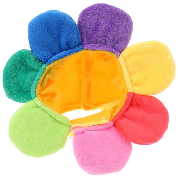 Sombrero de girasol Sombrero de gato de girasol Vestido de gato Tocado de flores Disfraz de girasol para mascotas