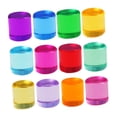 thumbnail image 2 of Juego de 12 bloques de construcción de arcoíris para niños, bloques cilíndricos acrílicos coloridos y lisos Diámetro 25 cm, 2 of 9