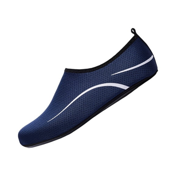LTTVQM Water Shoes for Women Men Quick-Dry Barefoot Aqua Socks for Swim Beach Yoga Surf Exercise Sports Lightweight Athletic Non Slip Shoes Blue 36(US-5.5)