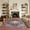 Red, variant on Dwelke Vintage Area Rug Floral Rugs Soft Bedroom Carpet for Living Room Home Decor,5'x8',Red