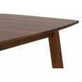 thumbnail image 3 of Sunset Trading 60" Rectangular Mid-Century Wood Dining Table in Danish Walnut, 3 of 4