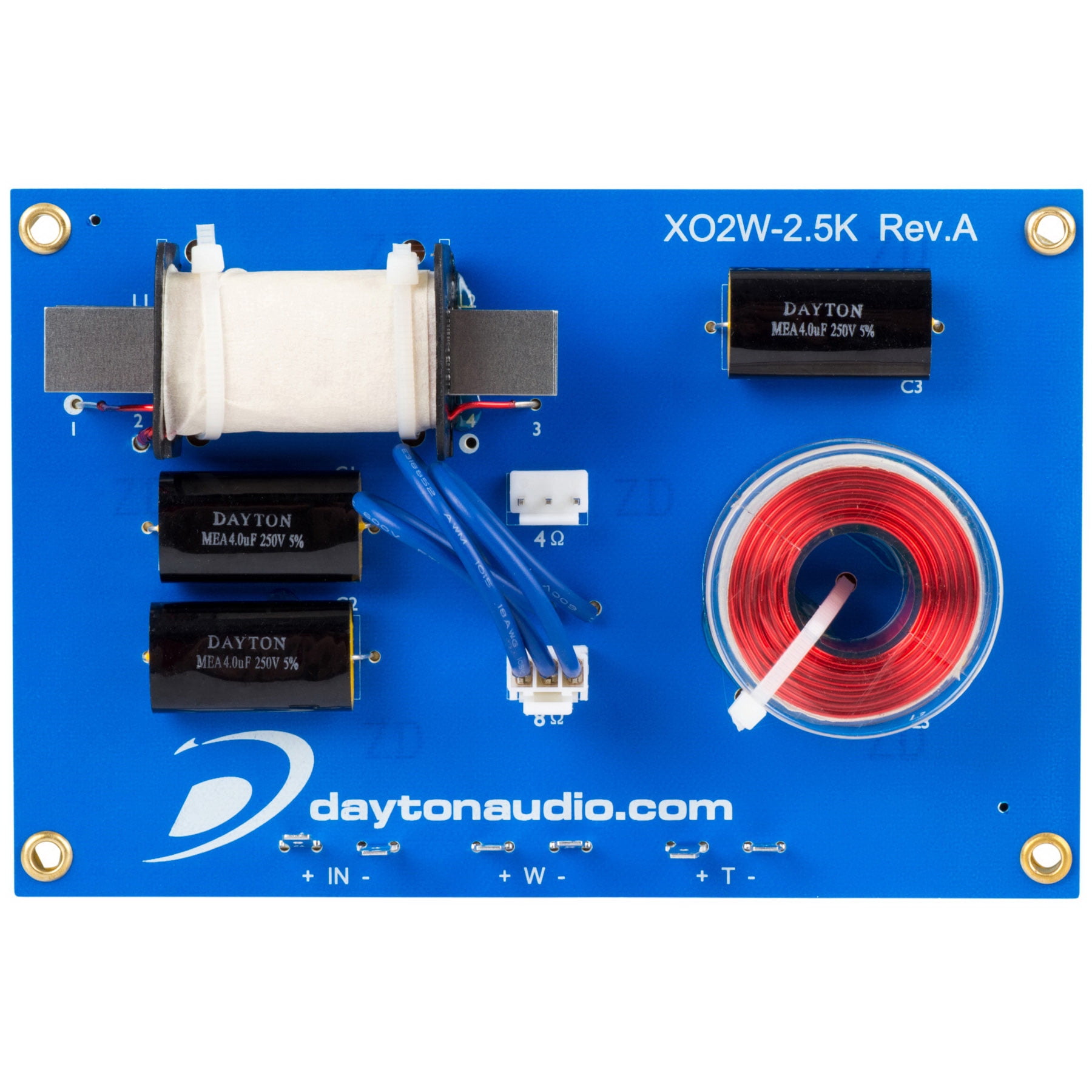 Dayton Audio XO2W2.5K 2Way Speaker Crossover 2,500 Hz