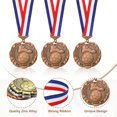 thumbnail image 3 of Uxcell Football Events Wheat Award Medals with Ribbons, Winner Medals Prizes for Competitions Sports Party Red, 3 of 7