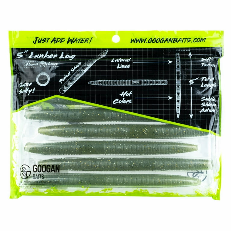 Googan Baits Lunker Log Baby Bass 5 inch 8 Count Stick Bait - Walmart.com Googan Baits Lunker Log Baby Bass 5 inch 8 Count Stick Bait - Walmart.com