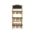 thumbnail image 3 of Cheungs 4739 Wooden 9 Potted Stand with Chalkboard, 3 of 3