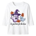 thumbnail image 4 of Yuhangmm Halloween Shirts for Women Casual Women T Shirts Short Sleeve Crew Neck Graphic Print for Everyday Comfort and Style White S, 4 of 4