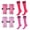 Pink, variant on Buquapse 2 Pairs Kids Soccer Shin Guards Set, Shin Pads and Long Soccer Socks for Boys & Girls Ages 3-10, Breathable & Lightweight Protective Soccer Gear(Black + Blue)
