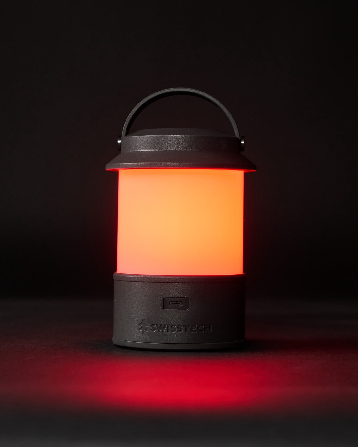 Swiss Tech Tragbar Compact Rechargeable Lantern, 1000 Lumens, 36 Hour Battery Life, IP54 Weatherproof, 6 Modes