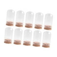 thumbnail image 4 of 10 campanas de cristal con base de corcho para exhibir accesorios. 30 mmx50 mm, 4 of 9