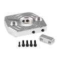 thumbnail image 1 of Placa de motor de aluminio Soporte de montaje de motor Aleación de aluminio Mecanizado CNC Soporte fuerte Accesorios de coche RC para Monster Truck, 1 of 7
