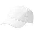 thumbnail image 3 of Beechfield - Gorra/Visera Unisex Modelo Pro-Style - Verano/Piscina - 100% algodón grueso de primera  (Paquete de 2) (Blanco), 3 of 3
