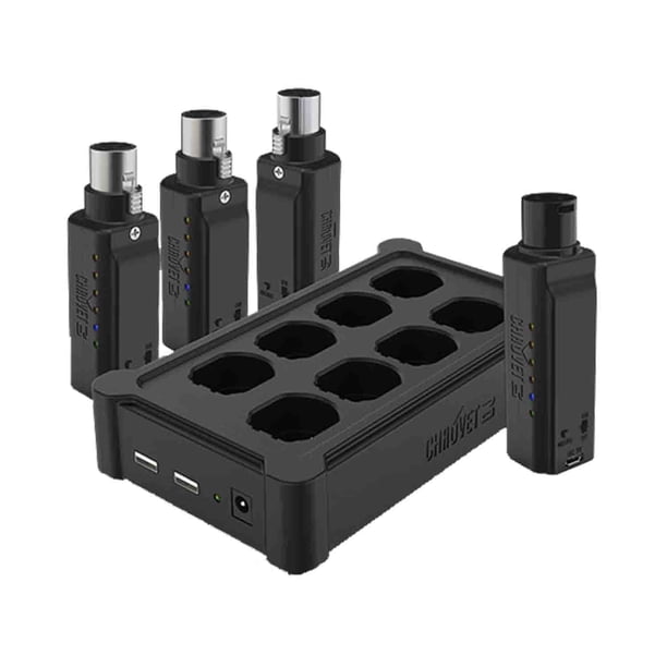 Paquete de comunicación inalámbrica CHAUVET DJ D-Fi XLR Pack