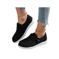 thumbnail image 1 of UKAP Mocasines de mujer Zapatos sin cordones Zapatos de lona con estampado de leopardo Zapatillas de deporte informales, 1 of 8