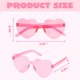 thumbnail image 4 of Gafas de sol JOYIN Gafas sin montura en forma de corazón para el día de San Valentín, 4 of 7