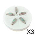 thumbnail image 1 of DYNWAVECA 3x5Pcs Fly Fishing Lures Trout Lures Portable High Simulation Artificial Baits Size 12, 1 of 10