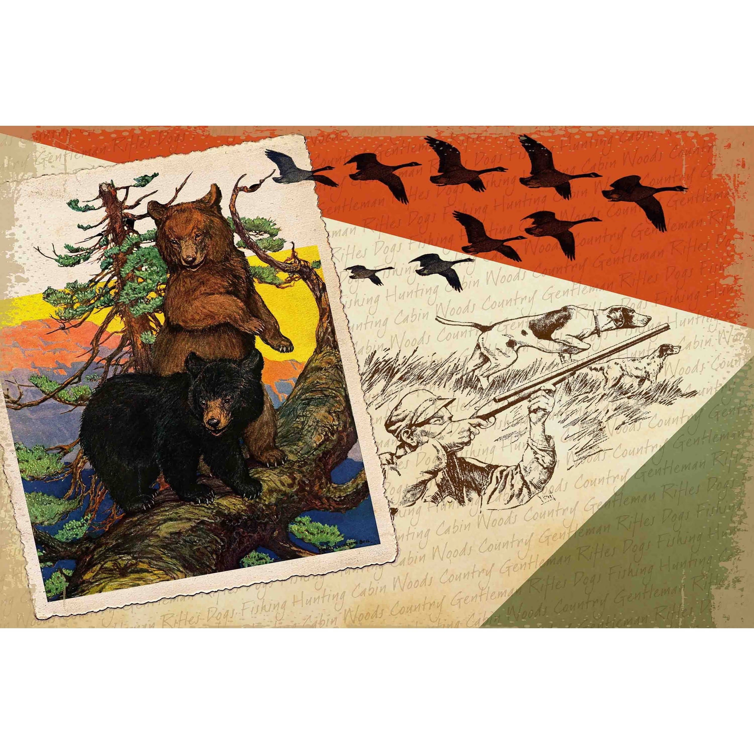 Marmont Hill Inc Marmont Hill - "Great Outdoors 1" by Saturday Evening Post Painting Print on Canvas - Multi-color