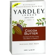 Yardley Moisturizing Bar Cocoa Butter 4.25 oz (Pack of 6)