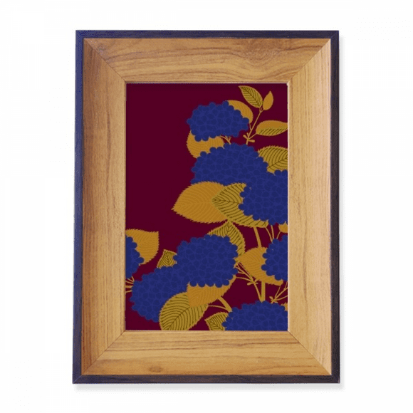 painting japanese culture flower blue photo frame exhibition display art desktop painting