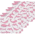 thumbnail image 3 of GZHJMY Pink Whales Wash Cloth Set of 2, 12 x 12 Inch Cotton Baby Washcloths Absorbent and Super Soft Feel Fingertip Towel Face Towels for Bathroom, Gym, Spa, 3 of 7