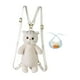 thumbnail image 2 of Mochila de peluche de gato, suave y ligera, ideal para uso diario en la calle. Tejido azul, 2 of 9