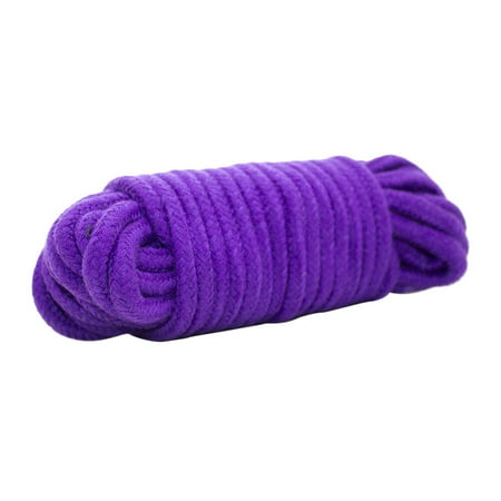 

Restraint Rope 5M Cotton Bandage Rope Couples Flirting Toys Restraint Rope for Adult Game (Purple)