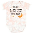 thumbnail image 3 of Inktastic I Love My Big Sister to the Moon and Back Boys or Girls Baby Bodysuit, 3 of 5