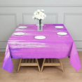 thumbnail image 3 of Square Tablecloth, Waterproof Polyester Table Cover, Wrinkle Resistant & Washable Fabric for Dining, Kitchen, Picnic, 42x42in(107x107cm), Mystical Liquid Galaxy Design, 3 of 6