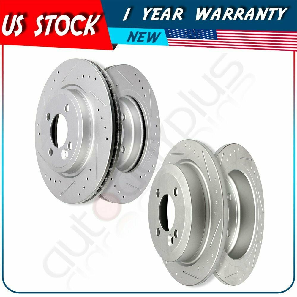 Front 276 mm And Rear 259 mm Brake Rotors For 2002 2003 2004 2006