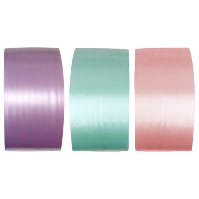 3 piezas de cinta adhesiva de bola interesante, cintas de papelería, cinta adhesiva de bola rodante Verde Violeta Rosa