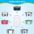 thumbnail image 2 of 16 Pcs Cat Water Fountain Filters Replacement & Pre-Filter Sponges for 108oz/3.2 Stainless Steel Pet Water Fountain with Water Level Window, 2 of 6