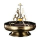 thumbnail image 5 of Estante chino para regalos, adornos, soporte para estante, quemador, decoración del hogar, marco de metal para Marrón, 5 of 6