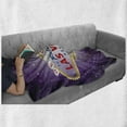 thumbnail image 6 of Las Vegas Soft Flannel Fleece Throw Blanket, Welcome to Fabulous Las Vegas Sign United States Nevada with Starburst Stripes, Cozy Plush for Indoor and Outdoor Use, 50" x 70", Multicolor, by Ambesonne, 6 of 6