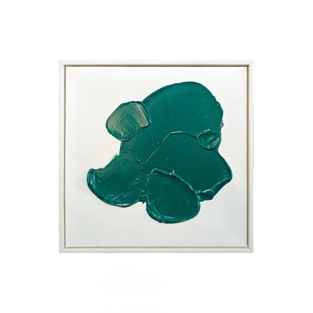 Cuadro Decorativo Galerias El Triunfo Diseño Mancha Pintura Verde Agua 30x30cm