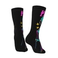 thumbnail image 3 of Goofa Rex Dinosaur With Sunglasses Printed Men's Crew Socks, Soft Durable Breathable Moisture-Wicking with Odor Control Cotton socks, 3 of 9
