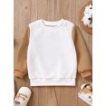 thumbnail image 2 of TSEXIEFOOFU Baby Kids Boys Girls Sweatshirt Long Sleeve Crew Neck Contrast Color Pullover Tops, 2 of 9