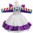 thumbnail image 3 of Space Ranger Hero Costume Dress Intergalactic Astronaut Winged Tutu Outfit Halloween Cosplay, 3 of 7