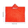 BFSAUHA Survival Rain Poncho Emergency Mylar Space Blanket Camping Gear