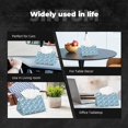 thumbnail image 7 of Pofeuu Pelican Reed And Fish Print Tissue Box Cover, Modern Decorative PU Leather Rectangular Tissue Box Case Organizer Holder for Vanity Countertop, Night Stands, Livingroom, 7 of 7