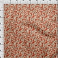 thumbnail image 4 of oneOone Rayon Orange Fabric Abstract Quilting Supplies Print Sewing Fabric By The Yard 56 Inch Wide, 4 of 4