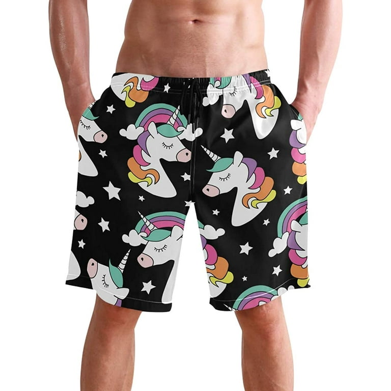 Mens unicorn swim store shorts