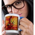 thumbnail image 2 of 3drose, Chinese Junks - Boating Enthusiast, Sailing Enthusiast, Fishing, Fishing Boat, Chinese Junk, Junks, 15oz Two-tone Blue Mug, 2 of 6