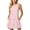 Pink, variant on Lenpel Womens Summer Tank Dresses Trendy Striped Crew Neck Sleeveless Mini Dresses with Pockets Casual Loose Sundresses