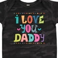thumbnail image 4 of Inktastic Fathers Day I Love You Daddy Boys or Girls Baby Bodysuit, 4 of 5