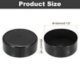 thumbnail image 2 of Tapones de goma Uxcell de 140 mm (5 1/2") ID, protectores de tuberías y postes de cercas, tapones flexibles para tuberías industriales, tubos de metal, cercas exteriores, negro, 2 of 6