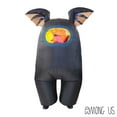 Among Us Bat Inflatable Halloween Costume for Adults, Black, Adult One ...