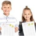 thumbnail image 4 of 500 Pieces Golden Star Smile Face Stickers, Star Stickers for Reward Chart Reward Star Stickers for Children Gold Star Smile Stickers (1roll/2.5cm), 4 of 5