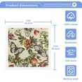 thumbnail image 3 of SKYSONIC 4 PCS Flowers and Butterflies Baby Washcloths Towel Set, Highly Absorbent & Soft Cotton Wash Cloths, Face Hand Towels for Bathroom, Multi-Purpose Fingertip Towels, 12"x 12", 3 of 7