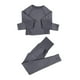 thumbnail image 4 of Conjuntos de nailon para ejercicio para mujer, 2 piezas de conjuntos de yoga sin costuras, camiseta deportiva y S, 4 of 9