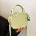 thumbnail image 3 of IELGY messenger bag female niche design sense fresh and simple fashion foreign style cloud-shaped handbag, 3 of 4